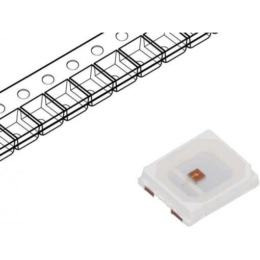 LL-R2835VC-V1H-M30; LED; SMD; 2835,PLCC2; red; 3000÷3800mcd; 2.8x3.5x0.8mm; 120°; 150mA; LUCKY LIGHT