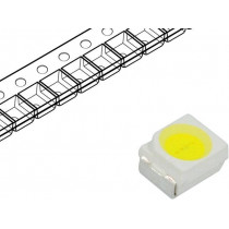 LL-R3528WC-W2-1D; LED; SMD; 3528,PLCC2; white cold; 1000÷1400mcd; 120°; 20mA; 95mW; LUCKY LIGHT LL-R3528WC-W2-1D; LED; SMD; 3528,PLCC2; white cold; 1000÷1400mcd; 120°; 20mA; 95mW; LUCKY LIGHT