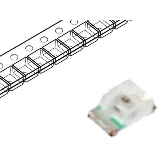 LL-S192PVC-V1-2B; LED; SMD; 0603; red; 28÷80mcd; 1.6x0.8x0.6mm; 130°; 1.6÷2.4V; 20mA; LUCKY LIGHT