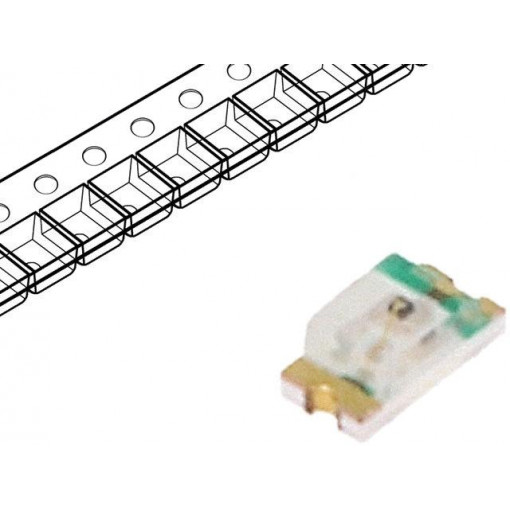 LL-S192UAC-1A; LED; SMD; 0603; amber; 80÷120mcd; 1.6x0.8x0.6mm; 130°; 1.5÷2.4V; LUCKY LIGHT