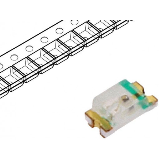 LL-S192UGC-1B; LED; SMD; 0603; yellow green; 20÷40mcd; 1.6x0.8x0.6mm; 130°; 20mA; LUCKY LIGHT