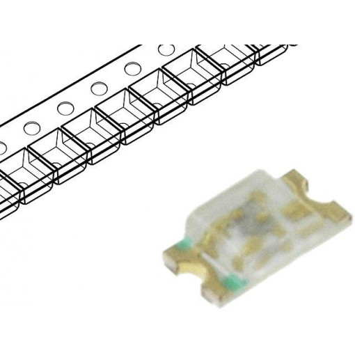 LL-S194PBC-B4-1B; LED; SMD; 0603; blue; 20÷40mcd; 1.6x0.8x0.4mm; 130°; 2.8÷3.8V; 20mA; LUCKY LIGHT