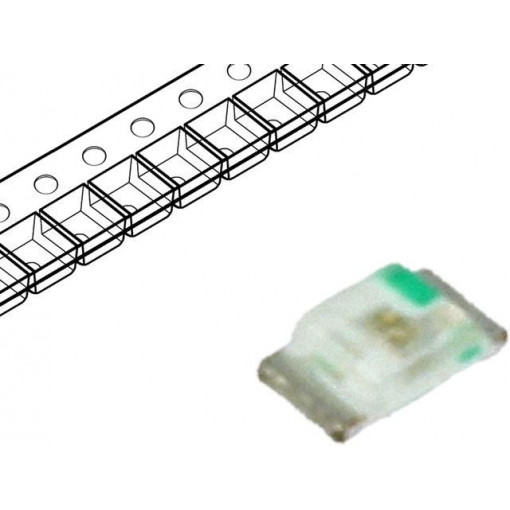 LL-S194PPGC-G5-1B; LED; SMD; 0603; green; 100÷200mcd; 1.6x0.8x0.4mm; 130°; 2.8÷3.8V; LUCKY LIGHT