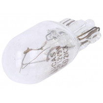 LLB501T; Filament lamp: automotive; T10; 12V; 5W; LLB; LUCAS
