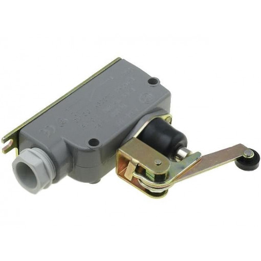 LM-10DR; Limit switch; angled lever with roller; SPDT; 6A; max.400VAC; PROMET