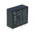 LM1-12D; Relay: electromagnetic; SPDT; Ucoil: 12VDC; 12A/250VAC; 12A/30VDC; Recoy/RAYEX ELECTRONICS