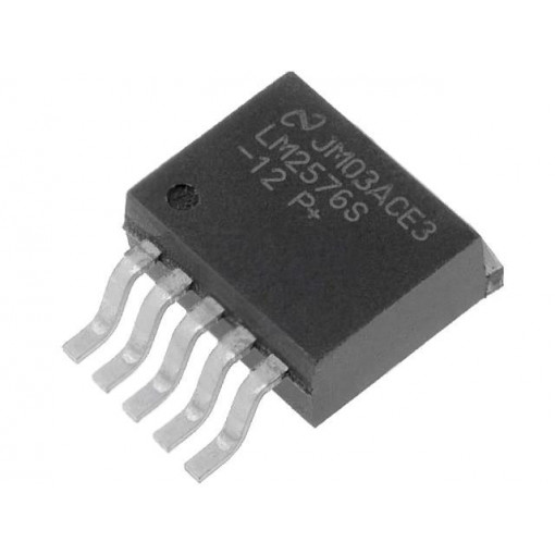 LM2576S-12/NOPB; PMIC; DC/DC converter; Uin: 4÷40V; Uout: 12V; TO263-5; buck; TEXAS INSTRUMENTS