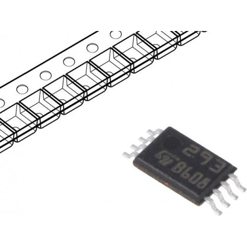 LM293PT; Comparator; low-power; 2÷36V; SMT; TSSOP8; Comparators: 2; 150nA; STMicroelectronics