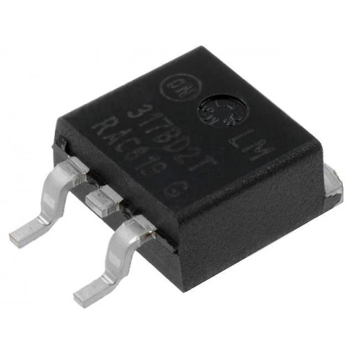 LM317BD2TG; IC: voltage regulator; linear,adjustable; 1.2÷37V; 1.5A; D2PAK; ON SEMICONDUCTOR