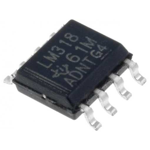 LM318D; Operational amplifier; 15MHz; Channels: 1; SO8; TEXAS INSTRUMENTS