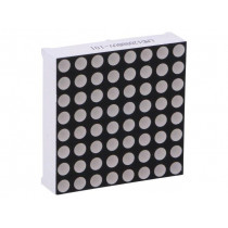LMD12088BUY-101-07; Display: LED; matrix; 8x8; yellow; 91mcd; anode; 32x32mm; WENRUN LMD12088BUY-101-07; Display: LED; matrix; 8x8; yellow; 91mcd; anode; 32x32mm; WENRUN