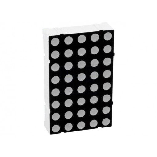 LMD14058AAG-101-01; Display: LED; matrix; 5x8; green; 6.6mcd; cathode; 37.4x23.4mm; WENRUN