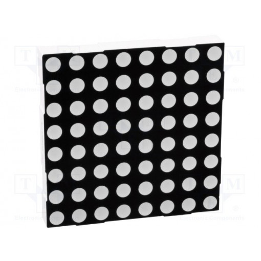 LMD23088AUE-101A-01; Display: LED; matrix; 8x8; red; 12.6mcd; cathode; 60.2x60.2mm; WENRUN