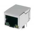 LMJ3628844TA753; Socket; RJ45; PIN: 8; shielded,with LED; Layout: 8p8c; THT; AMPHENOL