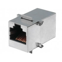 LMJK0882HM; Socket; coupler; PIN: 8; shielded; gold-plated; Layout: 8p8c; AMPHENOL