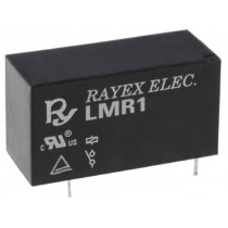 LMR1A-48D; Relay: electromagnetic; SPST-NO; Ucoil: 48VDC; 12A/250VAC; 12A; Recoy/RAYEX ELECTRONICS