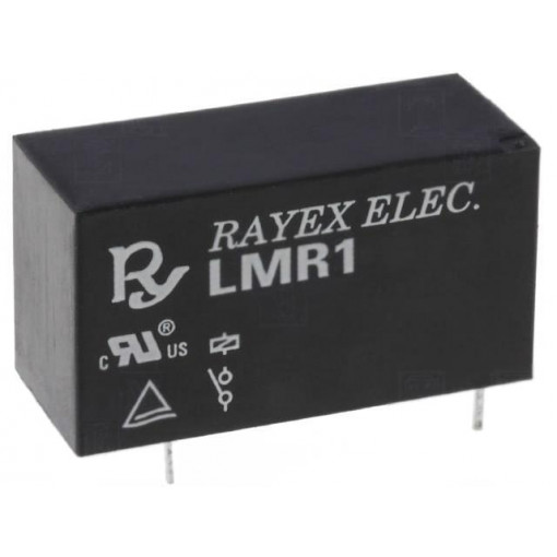 LMR1A-48D; Relay: electromagnetic; SPST-NO; Ucoil: 48VDC; 12A/250VAC; 12A; Recoy/RAYEX ELECTRONICS