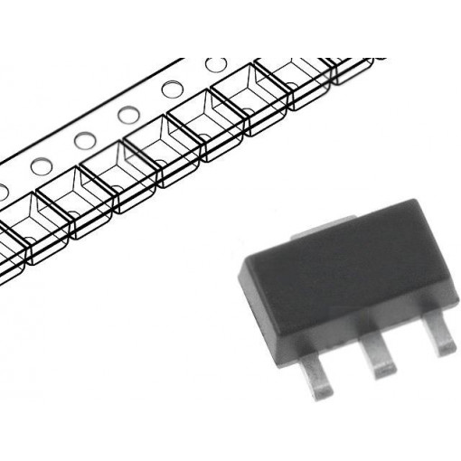 LND150N8-G; Transistor: N-MOSFET; unipolar; 500V; 0.03A; 1.6W; SOT89-3; MICROCHIP (SUPERTEX)
