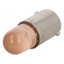 LO-BA9S-220DC; LED lamp; orange; BA9S; 220VDC; POLAM-ELTA