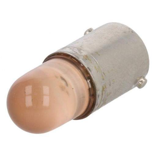 LO-BA9S-220DC; LED lamp; orange; BA9S; 220VDC; POLAM-ELTA