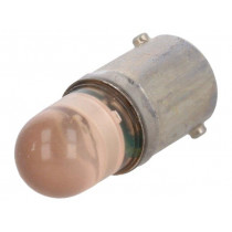 LO-BA9S-230AC; LED lamp; orange; BA9S; 230VAC; POLAM-ELTA