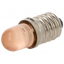 LO-E10-230AC; LED lamp; orange; E10; 230VAC; 150÷170mcd; POLAM-ELTA