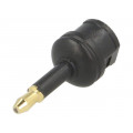 CA1014; Connector: fiber optic; adapter,plug/socket; optical (Toslink); LOGILINK