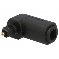 CA1017; Connector: fiber optic; adapter,plug/socket; optical (Toslink); LOGILINK