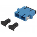 FA01SC1; Connector: fiber optic; socket,coupler; single mode duplex (SM); LOGILINK