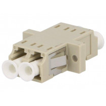 FA02LC2; Connector: fiber optic; socket,coupler; multi mode duplex (MM); LOGILINK