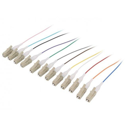 FL2LC02; Connector: fiber optic; patchcord; both sides,LC; snap fastener; LOGILINK