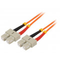 FP2SC01; Connector: fiber optic; patchcord; multi mode duplex (MM); male; LOGILINK FP2SC01; Connector: fiber optic; patchcord; multi mode duplex (MM); male; LOGILINK