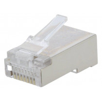 MP0003; Plug; RJ45; PIN: 8; Cat: 5e; shielded; Layout: 8p8c; crimped; straight; LOGILINK MP0003; Plug; RJ45; PIN: 8; Cat: 5e; shielded; Layout: 8p8c; crimped; straight; LOGILINK