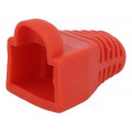 MP0010; RJ45 plug boot; 5.8mm; Colour: red; LOGILINK