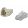 MP0011; Plug; RJ45; PIN: 8; Cat: 5e; shielded,with protection; gold-plated; LOGILINK