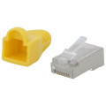 MP0015; Plug; RJ45; PIN: 8; Cat: 5e; shielded,with protection; gold-plated; LOGILINK
