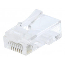 MP0027; Plug; RJ45; Cat: 6; unshielded; Layout: 8p8c; 23AWG÷26AWG; for cable; LOGILINK MP0027; Plug; RJ45; Cat: 6; unshielded; Layout: 8p8c; 23AWG÷26AWG; for cable; LOGILINK