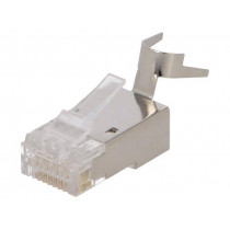 MP0033; Plug; RJ45; PIN: 8; Cat: 6,6a,7,7a; shielded; Layout: 8p8c; crimped; LOGILINK