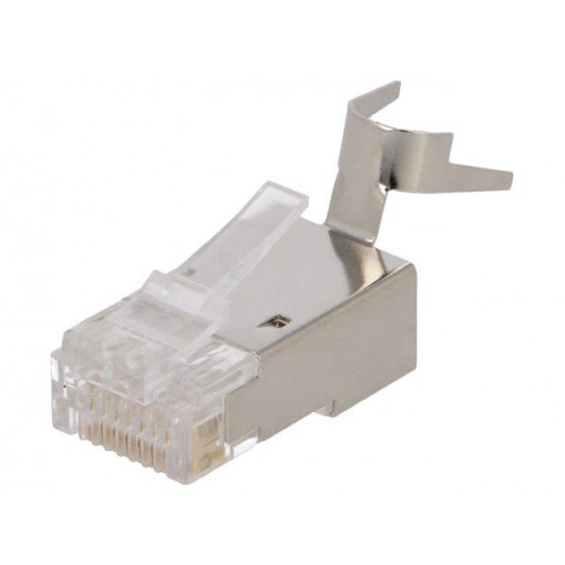 MP0033; Plug; RJ45; PIN: 8; Cat: 6,6a,7,7a; shielded; Layout: 8p8c; crimped; LOGILINK