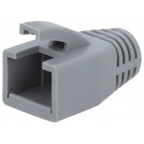 MP0035; RJ45 plug boot; 8mm; Colour: grey; LOGILINK
