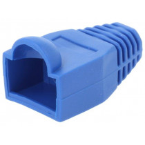 MP0066; RJ45 plug boot; 6.5mm; Colour: blue; LOGILINK