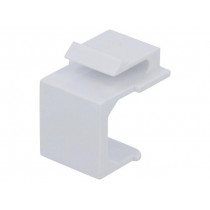 NK0090; Protection cap; Colour: white; for panel mounting,snap fastener; LOGILINK