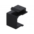 NK0091; Protection cap; Colour: black; for panel mounting,snap fastener; LOGILINK
