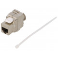NK4001; Socket; RJ45; PIN: 8; Cat: 6a; shielded,Keystone; Layout: 8p8c; IDC; LOGILINK