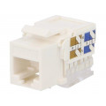 NK4006; Socket; RJ45; PIN: 8; Cat: 5e; unshielded,Keystone; Layout: 8p8c; LOGILINK