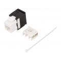 NK4007; Socket; RJ45; PIN: 8; Cat: 6; unshielded,Keystone; Layout: 8p8c; LOGILINK NK4007; Socket; RJ45; PIN: 8; Cat: 6; unshielded,Keystone; Layout: 8p8c; LOGILINK