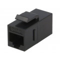 NK4012; Socket; coupler; Cat: 6; unshielded,Keystone; Layout: 8p8c; LOGILINK