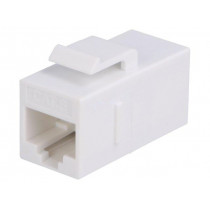 NK4012W; Socket; coupler; Cat: 6; unshielded,Keystone; Layout: 8p8c; LOGILINK