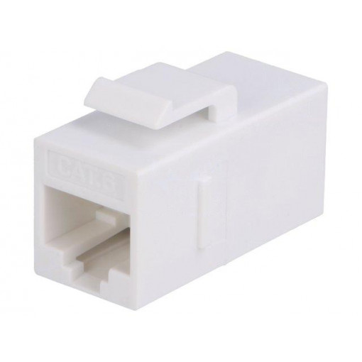 NK4012W; Socket; coupler; Cat: 6; unshielded,Keystone; Layout: 8p8c; LOGILINK