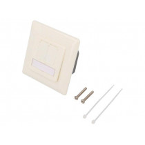 NP0023; Socket; RJ45; Cat: 6; shielded,double; Layout: 8p8c; 22AWG÷24AWG; LOGILINK